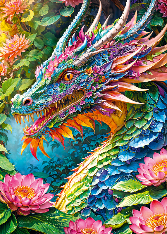 Puzzle 1000d. Cherry Pazzi, Drak