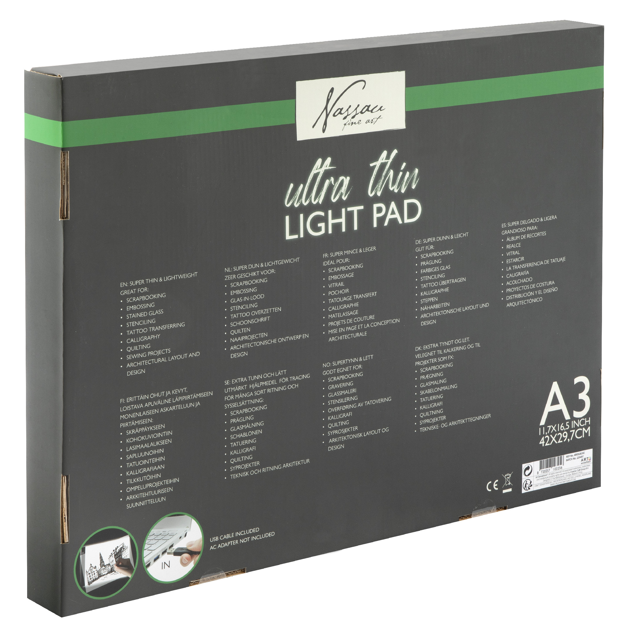 Podložka A3 s LED osvětlením