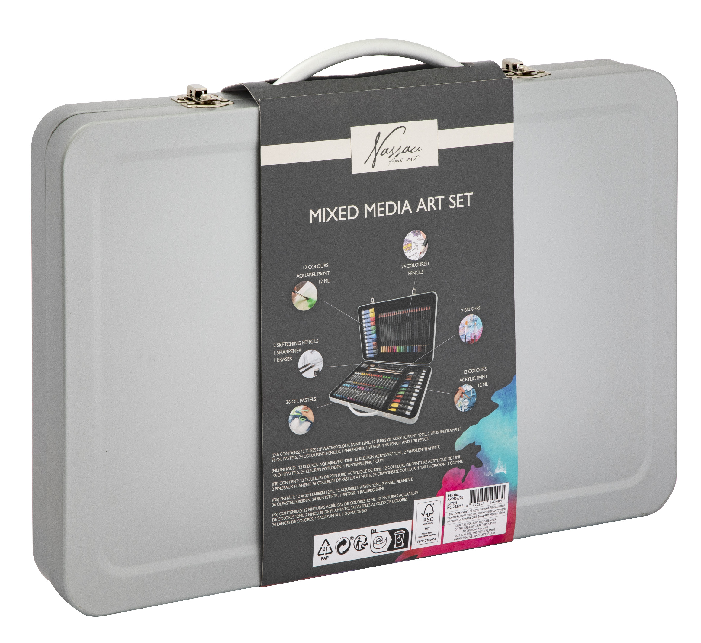 Profesionální malířská sada, 90 ks