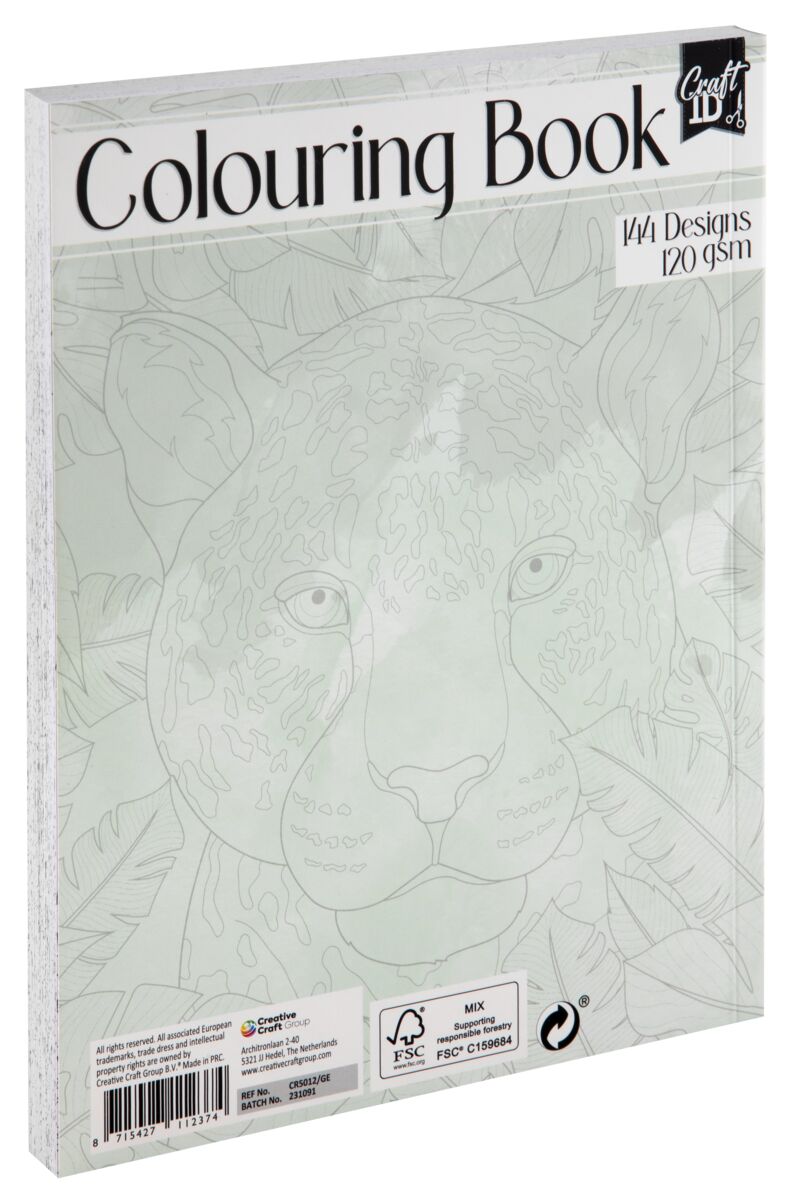 Omalovánky - 72 listů, 120 gsm, Tygr