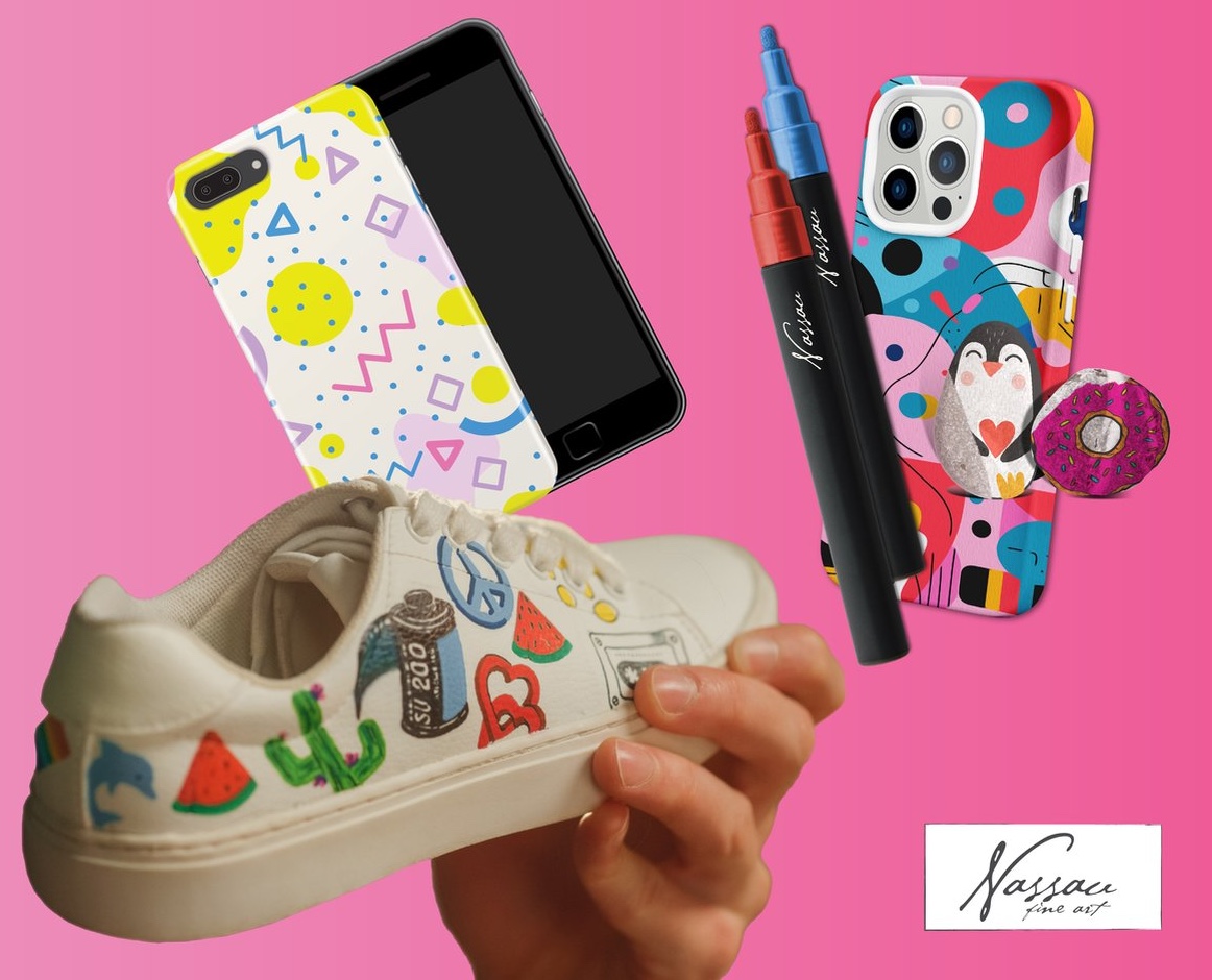 Akrylové fixy, 10 ks