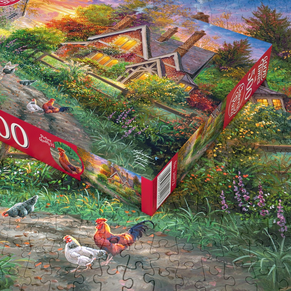 Puzzle 500d. Cherry Pazzi, Teplo domova