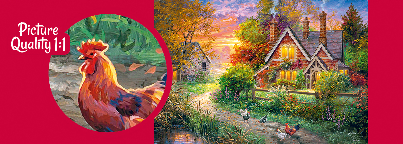 Puzzle 500d. Cherry Pazzi, Teplo domova