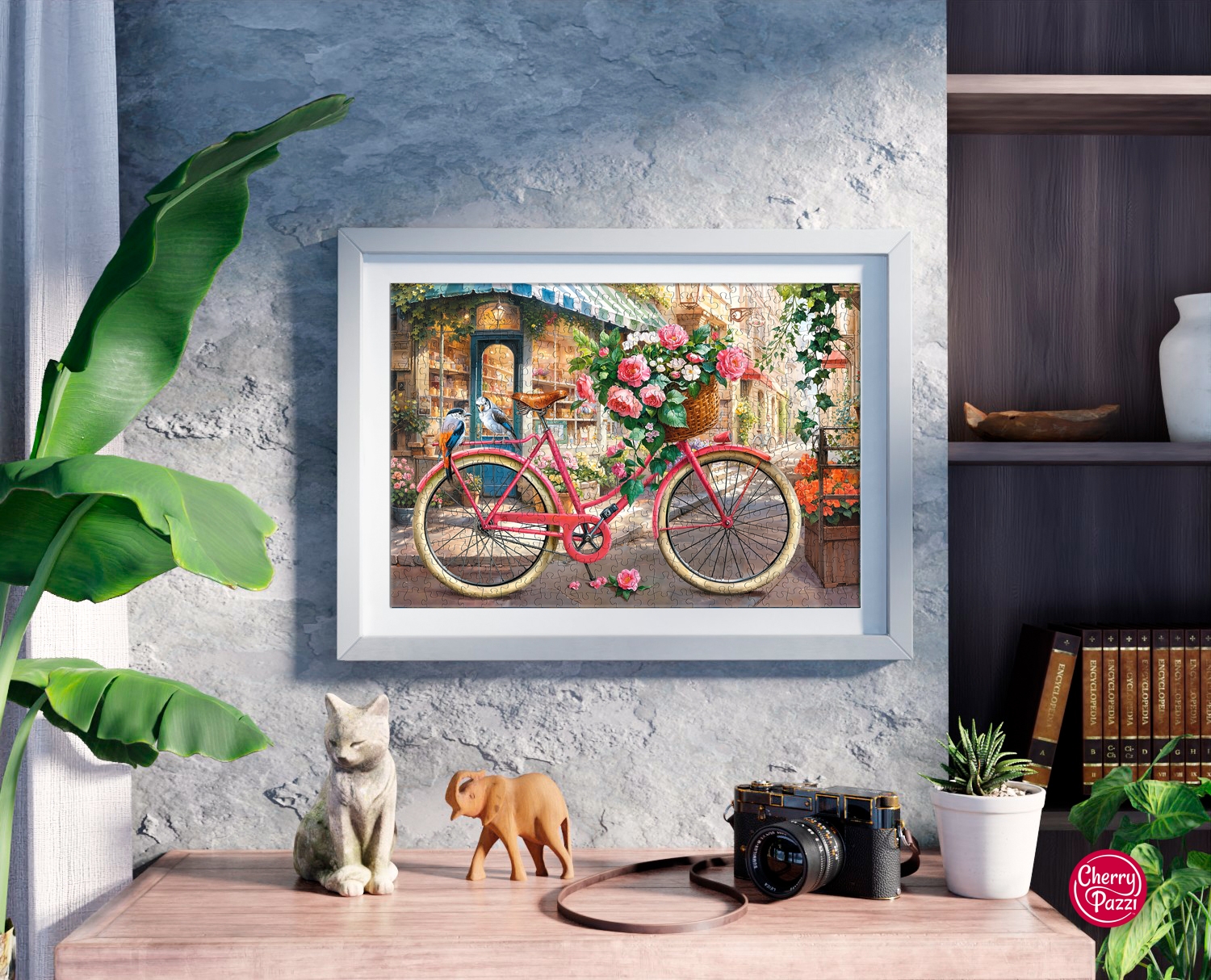 Puzzle 500d. Cherry Pazzi, Rozvoz květin - růžové kolo