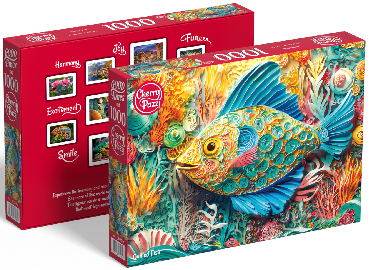 Puzzle 1000d. Cherry Pazzi, Ryba