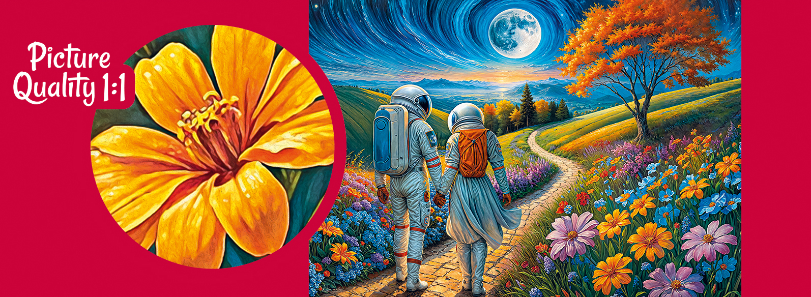 Puzzle 1000d. Cherry Pazzi, Kosmická láska