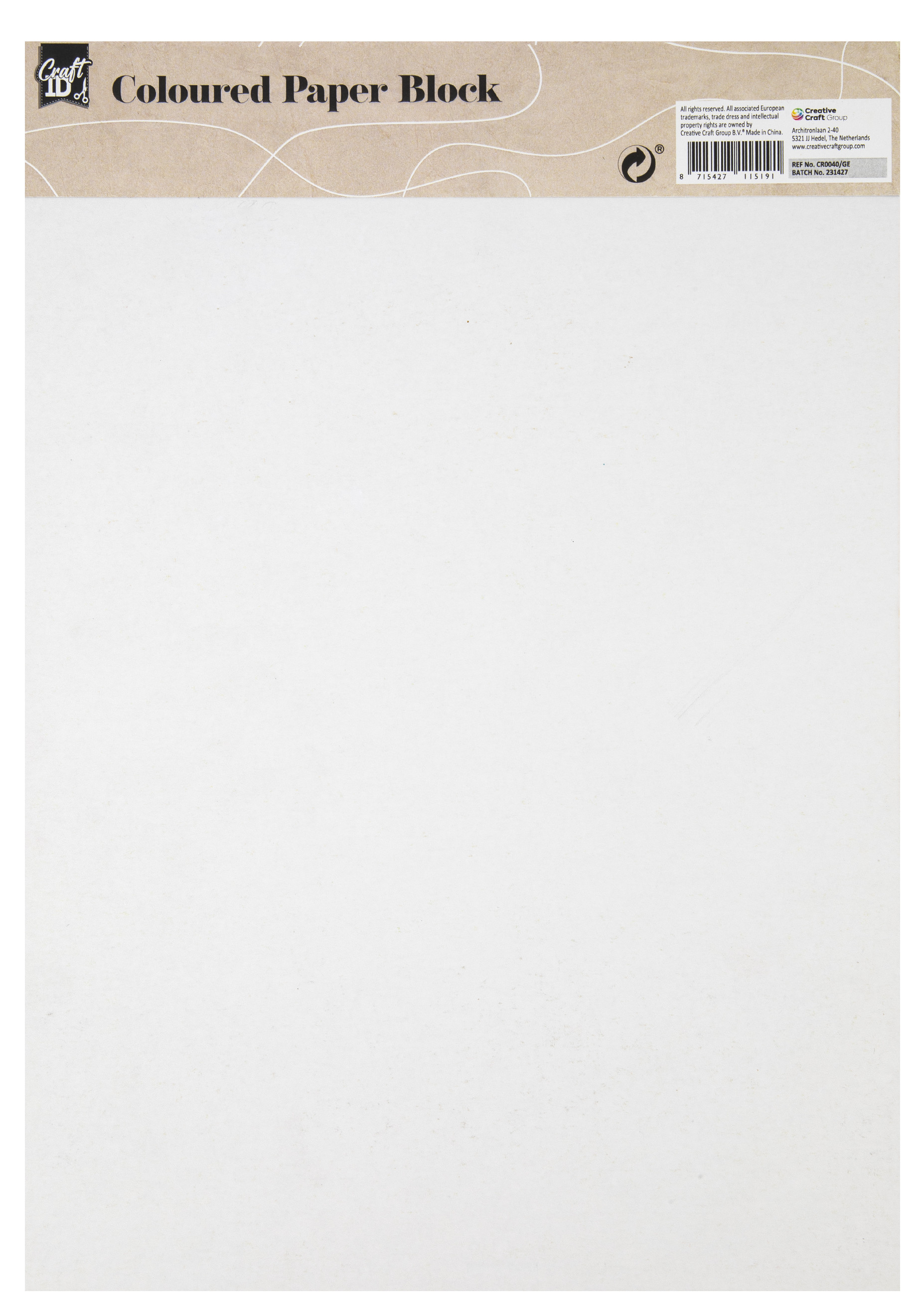 Papír pastelových barev 24x34 cm, 110/220 g/m2