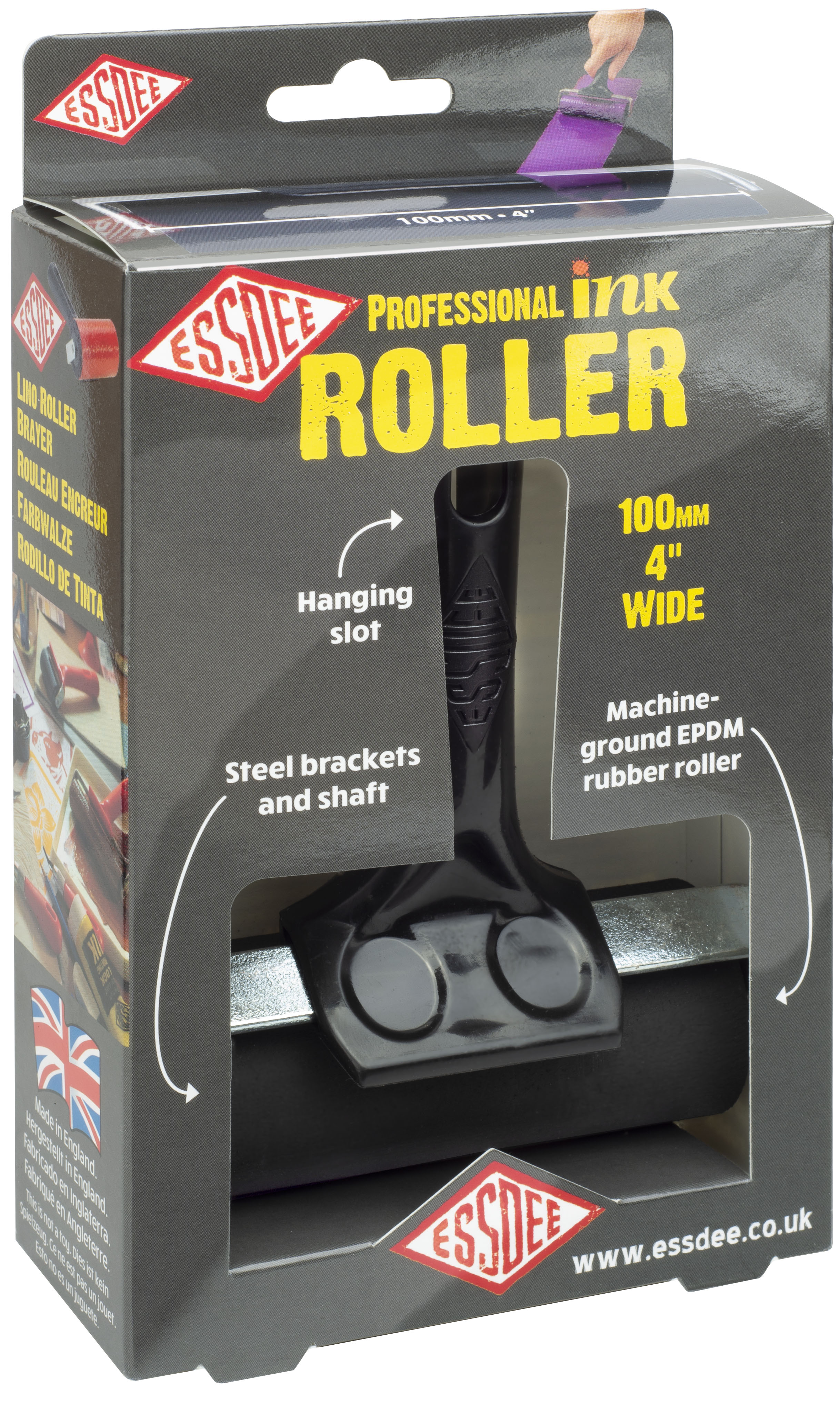 Váleček na linoryt DeLuxe 10 cm, ESSDEE