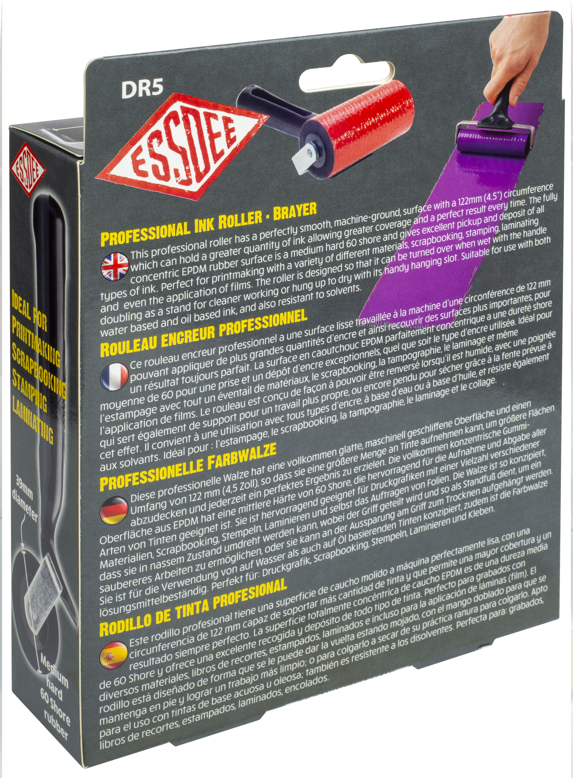 Váleček na linoryt DeLuxe 15 cm, ESSDEE