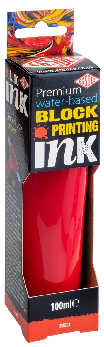 Barva na linoryt 100 ml - Červená "Red"