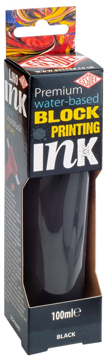 Barva na linoryt 100 ml - Černá "Black"