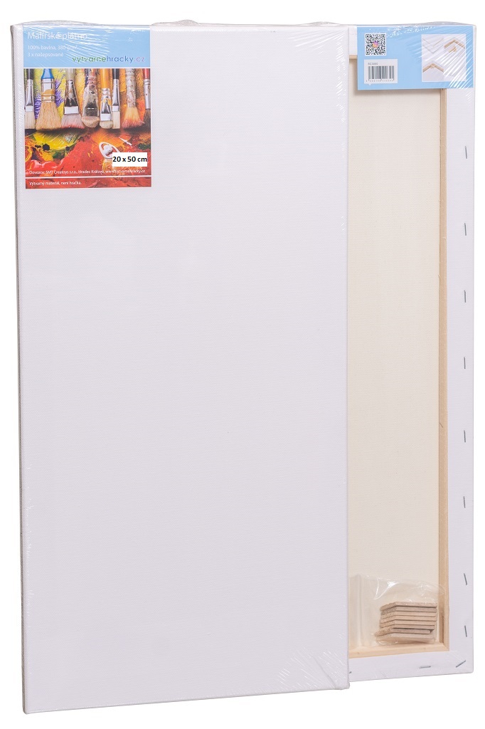 Malířské plátno 20x50 cm, 380 g/m2