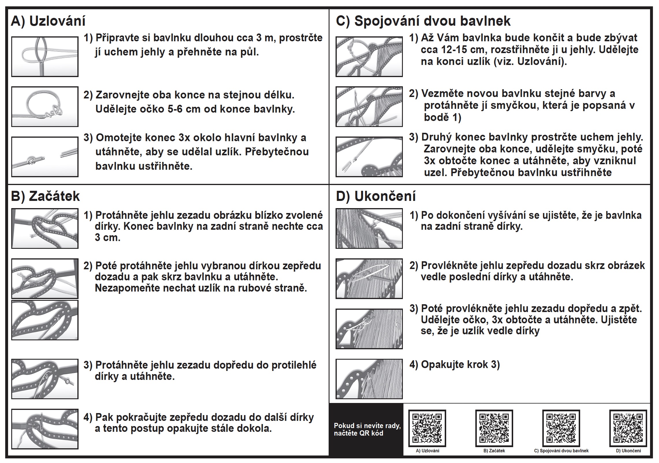 Vyplétaný obrázek-labuť