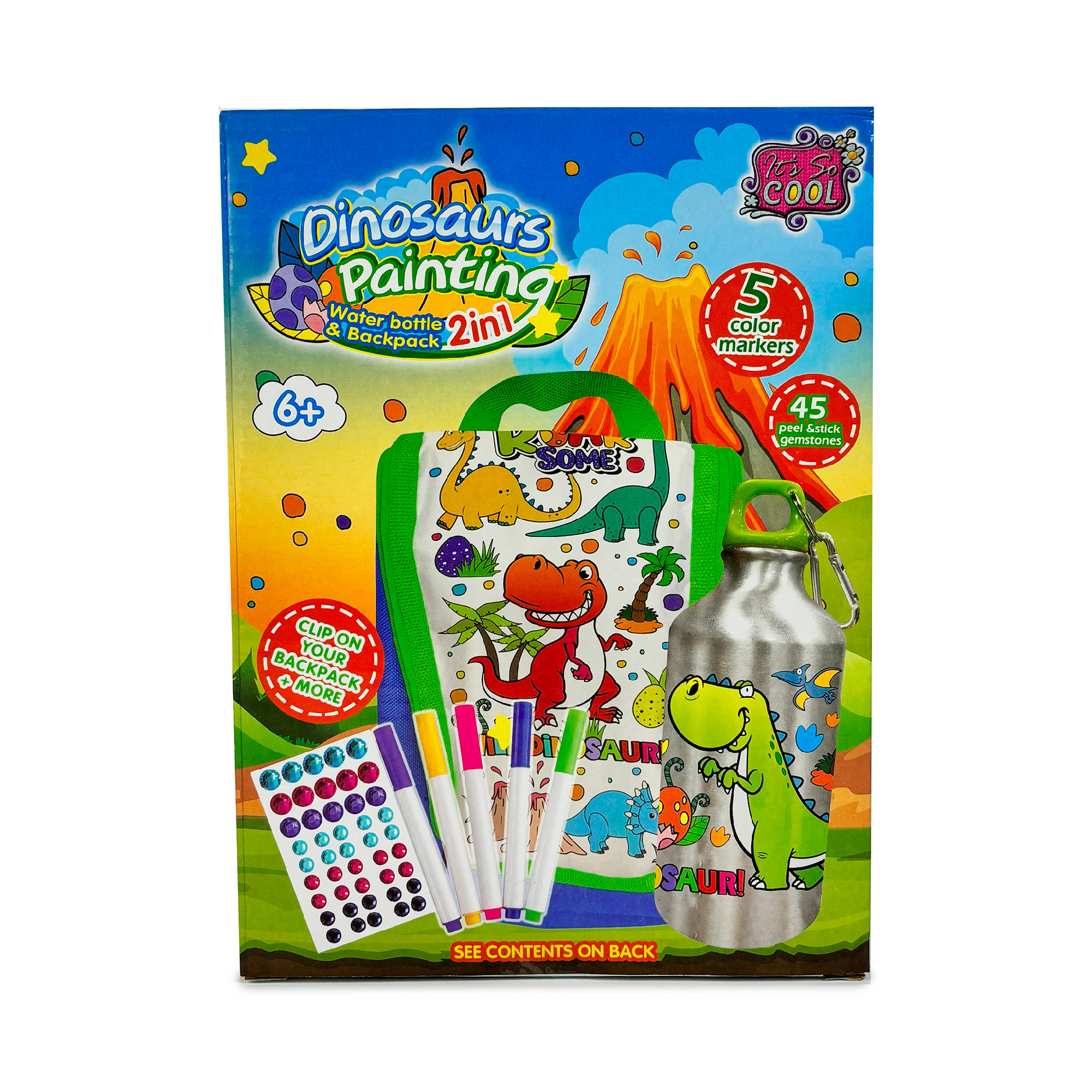 Vytvořte si vlastní lahev - dinosauři