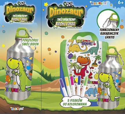 Vytvořte si vlastní lahev - dinosauři