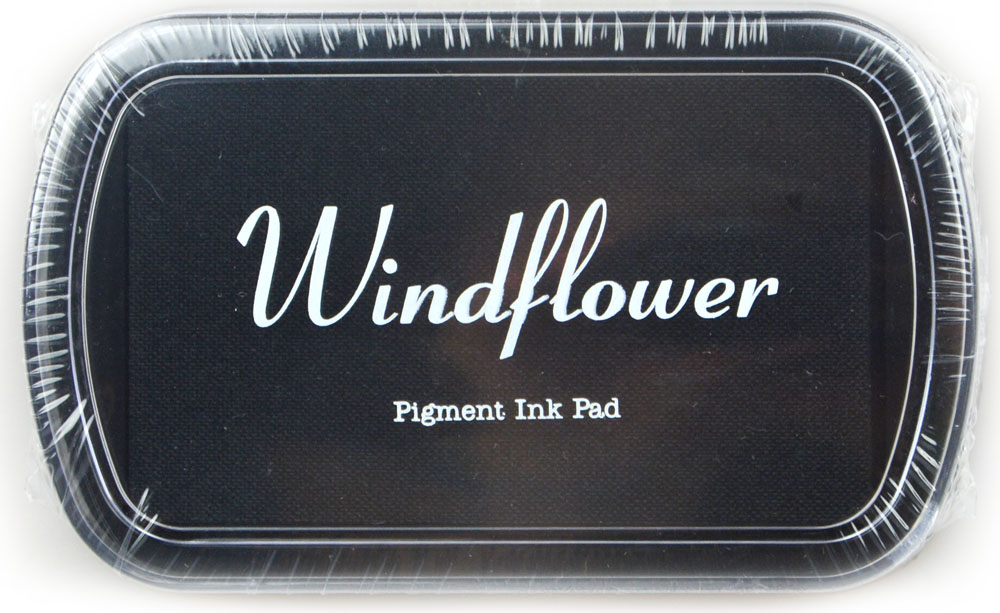 Polštářek pro razítkování na papír - Černá