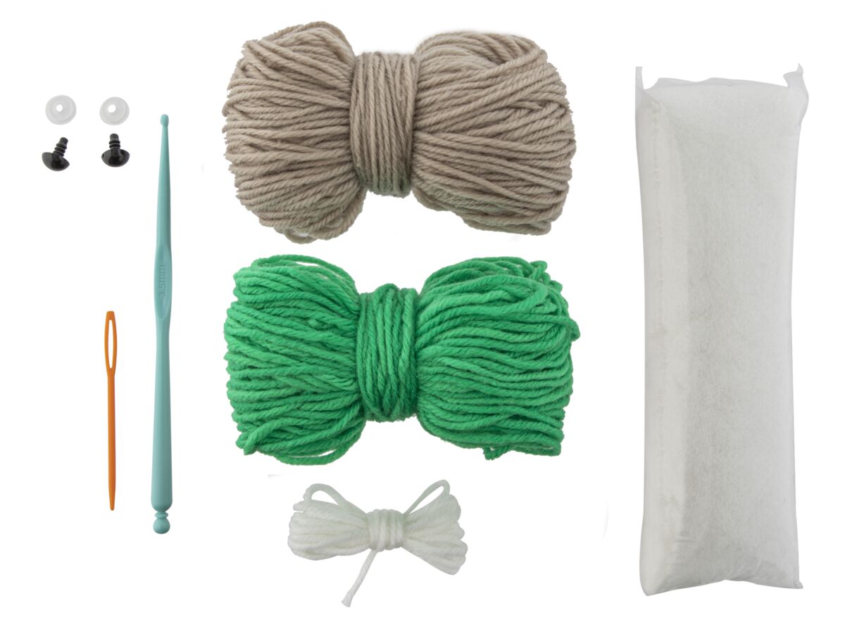 Háčkovaná želva, 14,5x4x16 cm