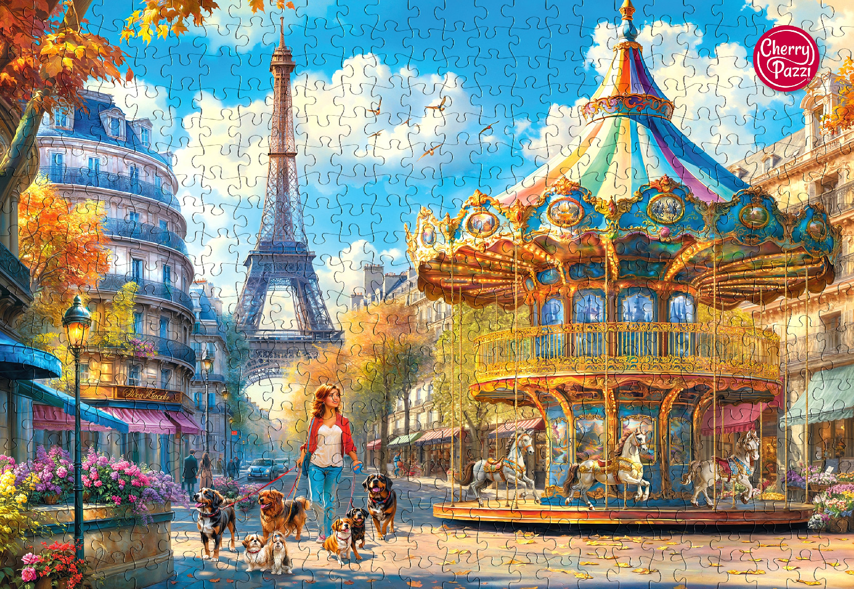Puzzle 500d. Cherry Pazzi Den v Paříži