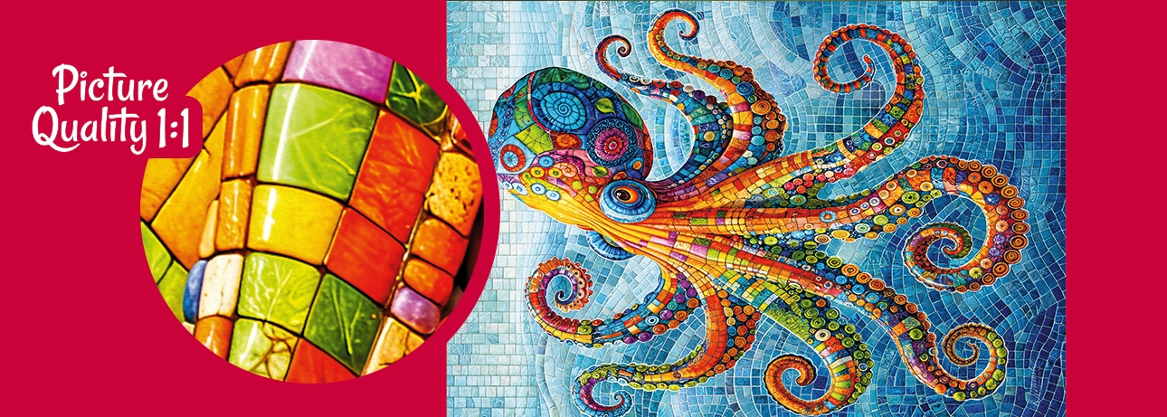 Puzzle 500d. Cherry Pazzi Šplouch, šplouch chobotnice