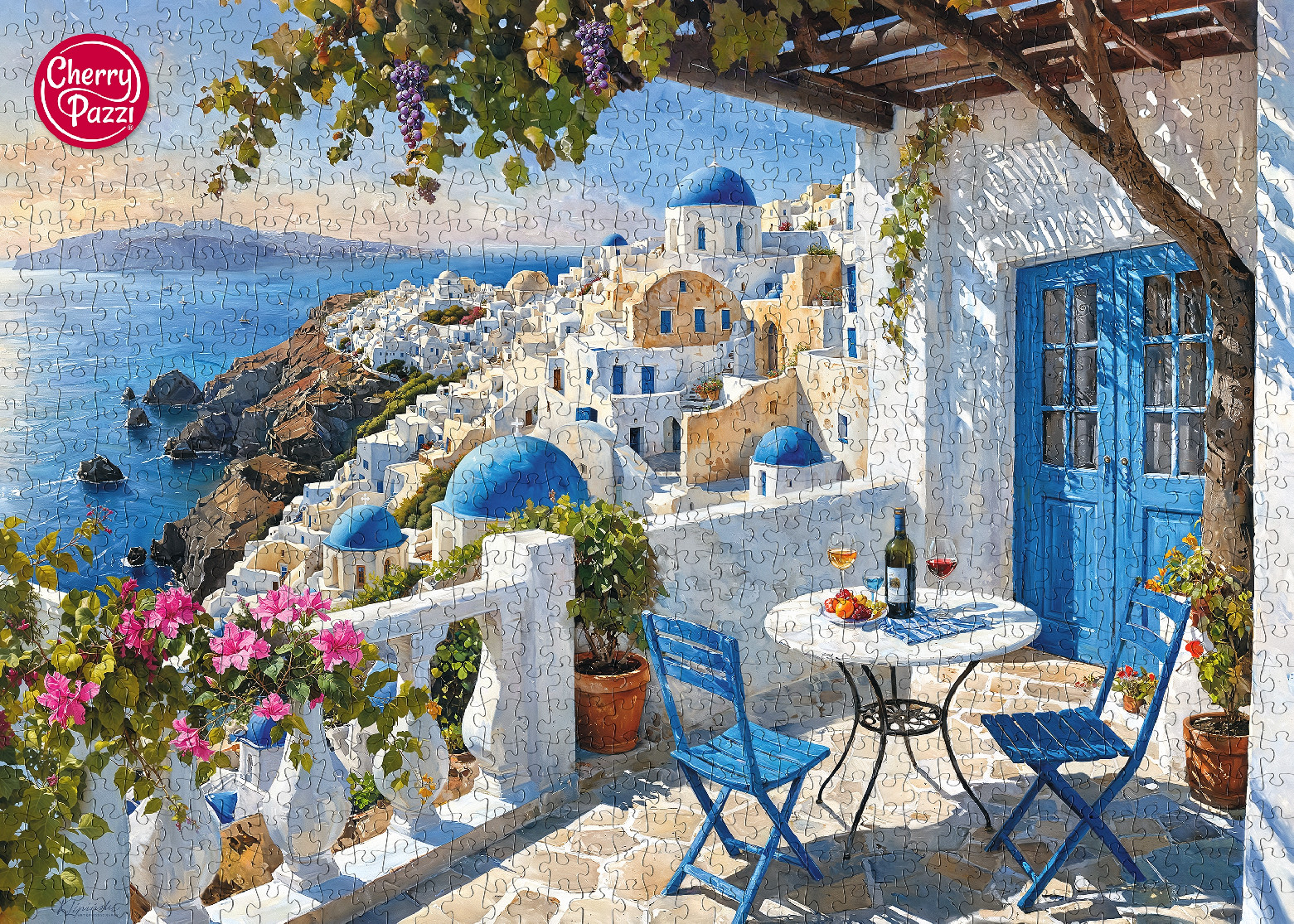 Puzzle 1000d. Cherry Pazzi, Santorinské blues