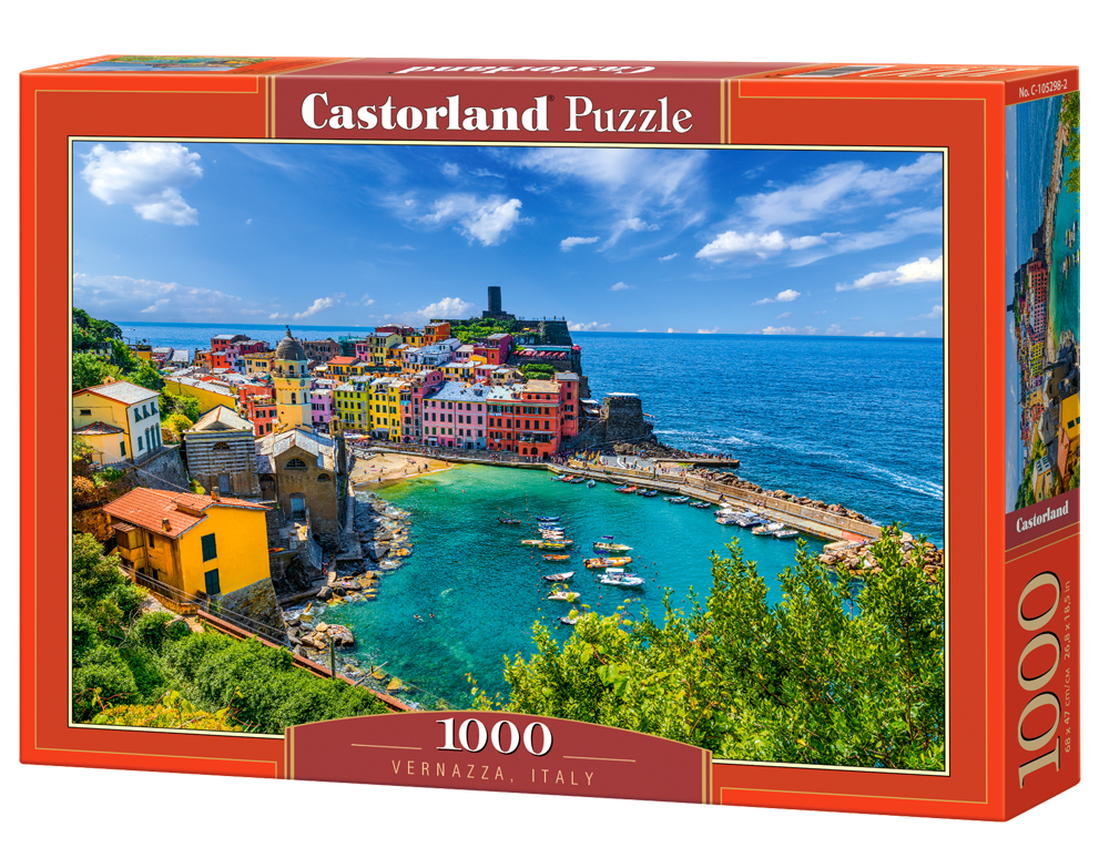 Puzzle Castorland 1000 dílků - Vernazza, Itálie