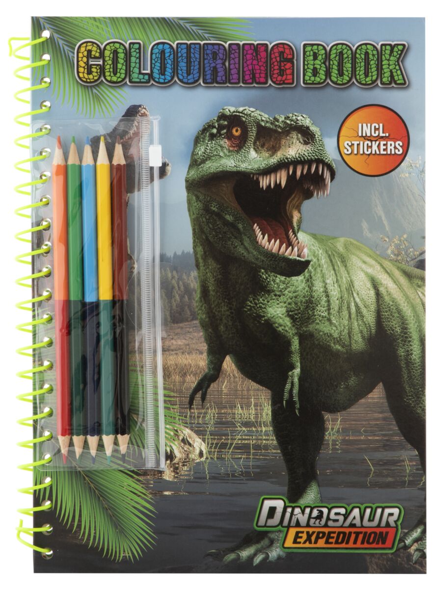 Omalovánková kniha dinosauři