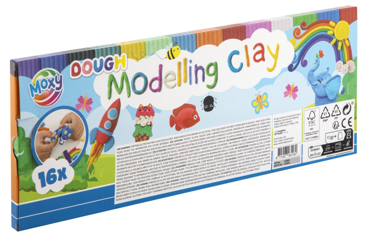 Modelovací hmota 16 barev