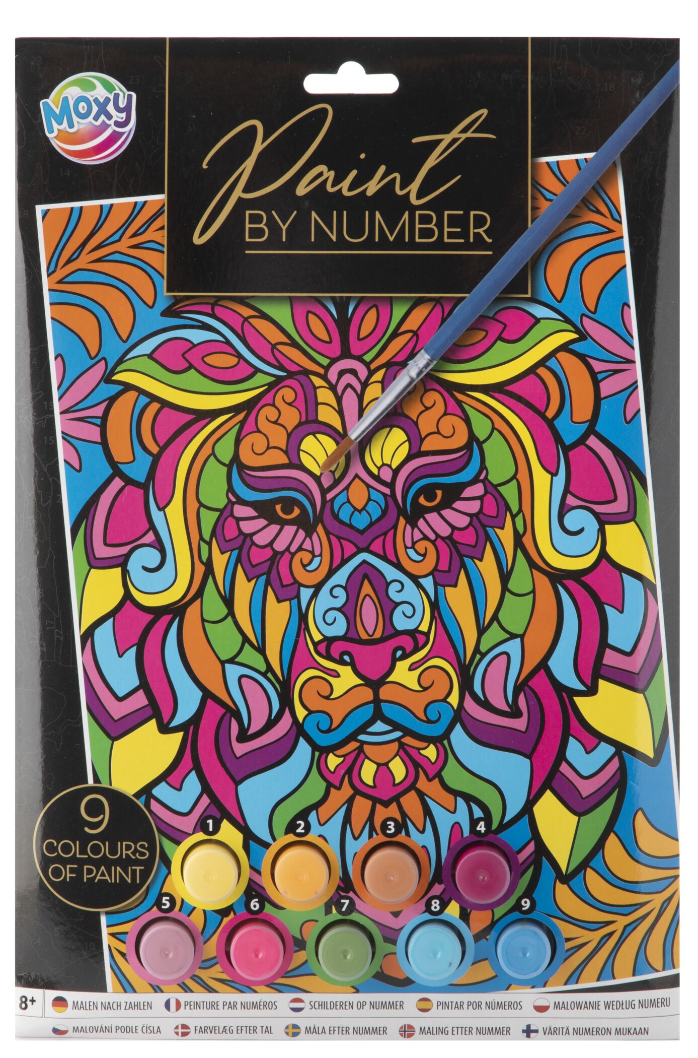 Malování podle čísel 22x30 cm - Lev