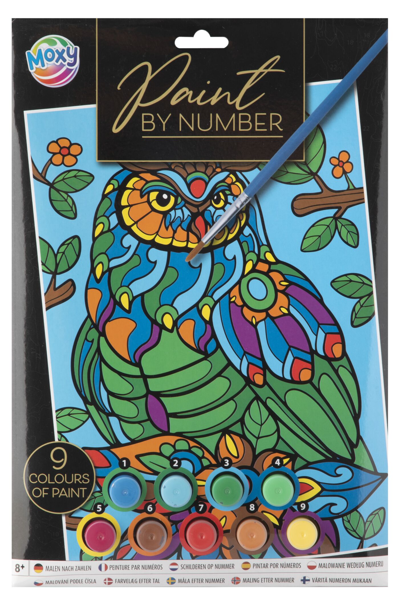 Malování podle čísel 22x30 cm - Sova