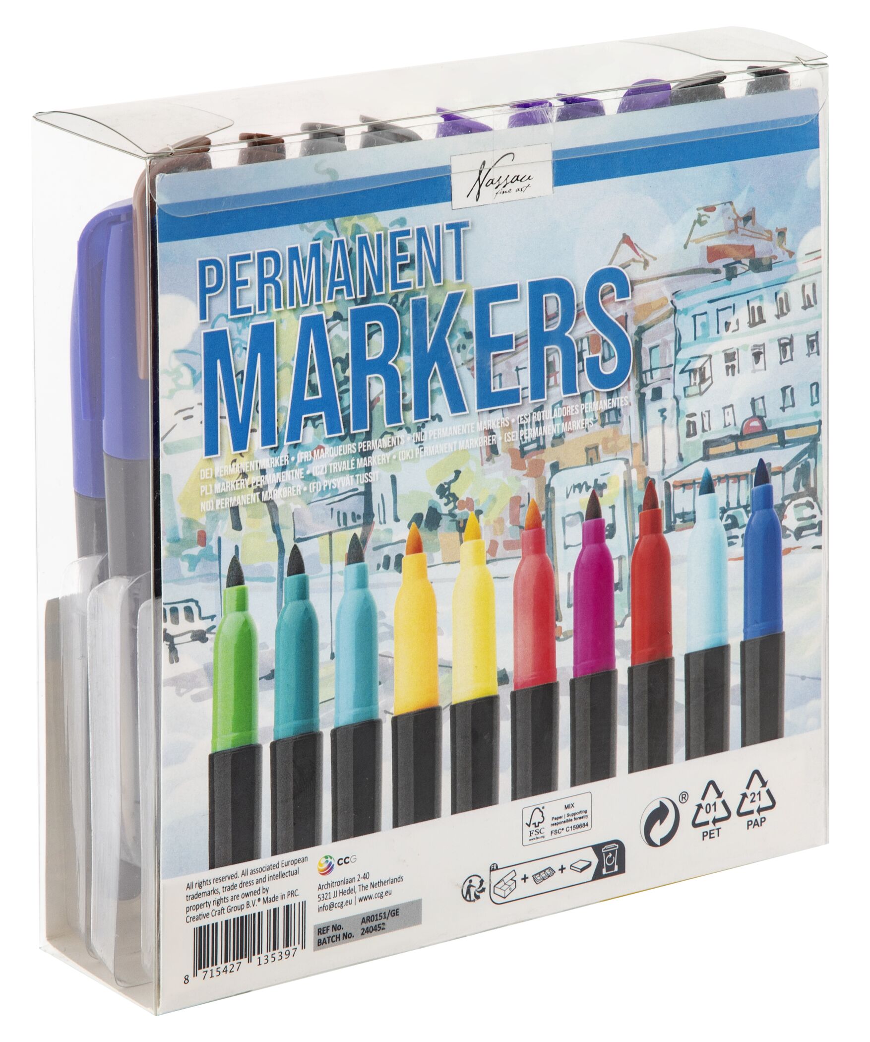 Permanentní fixy 30ks