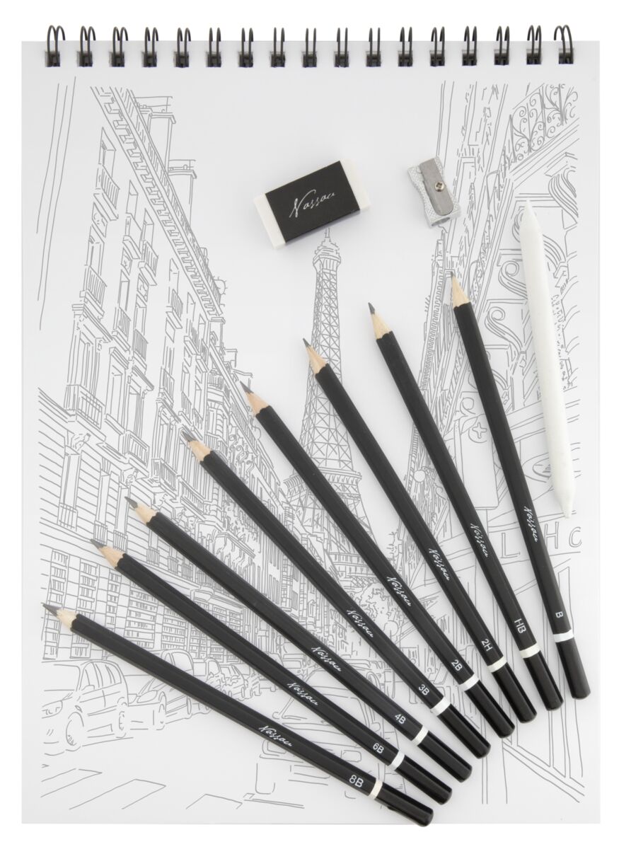 Skicovací sada Nassau 12ks