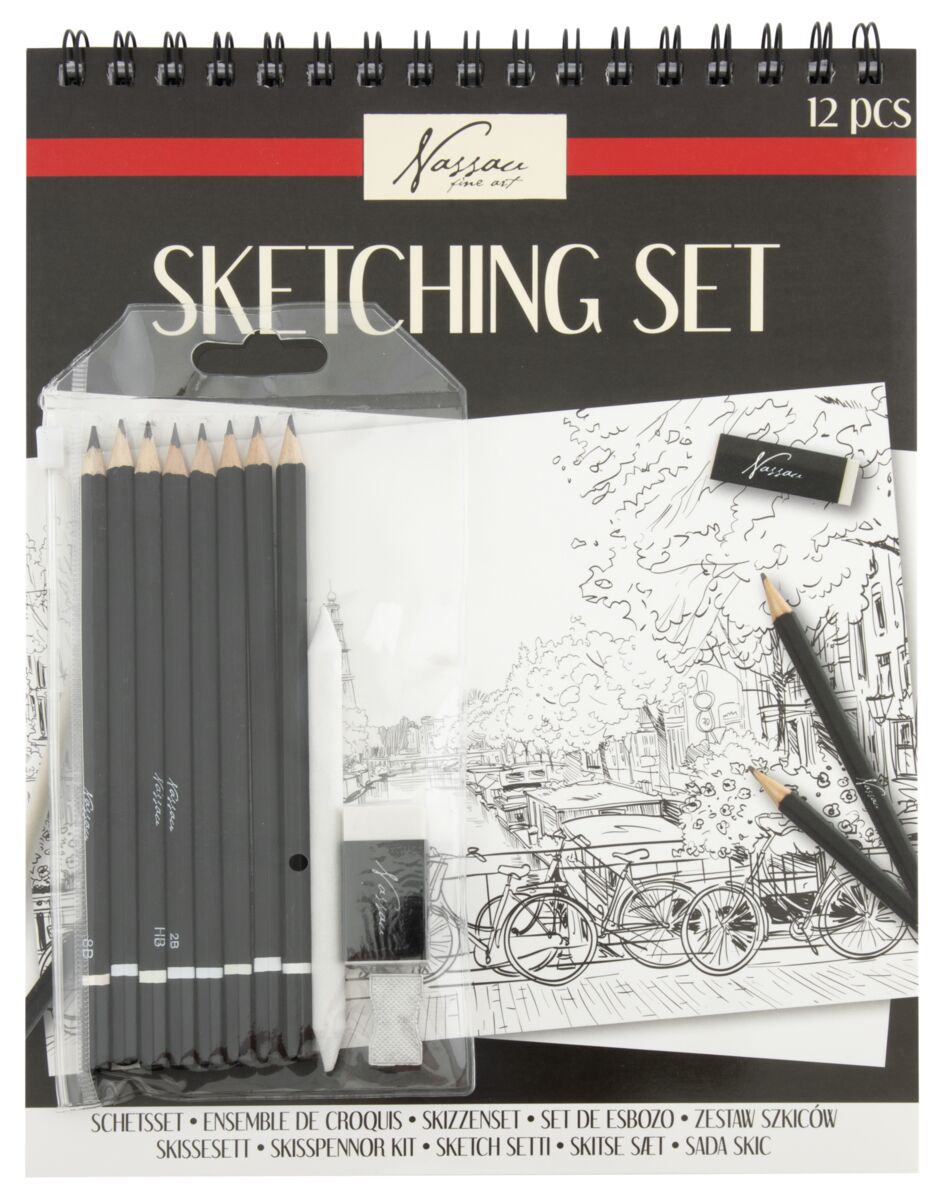 Skicovací sada Nassau 12ks