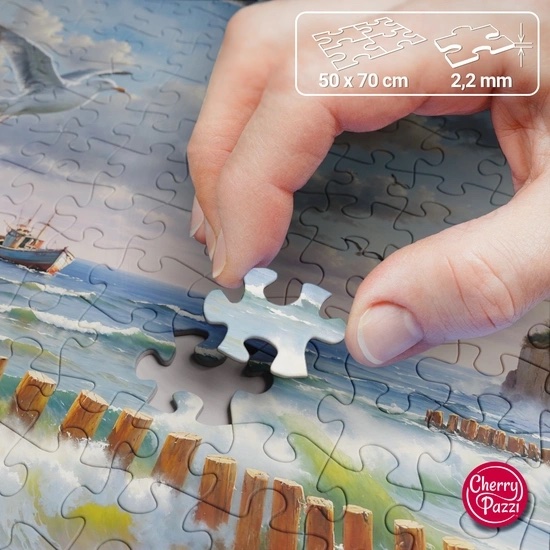 Puzzle 1000 dílků, Cherry Pazzi, Pobřeží Baltského moře