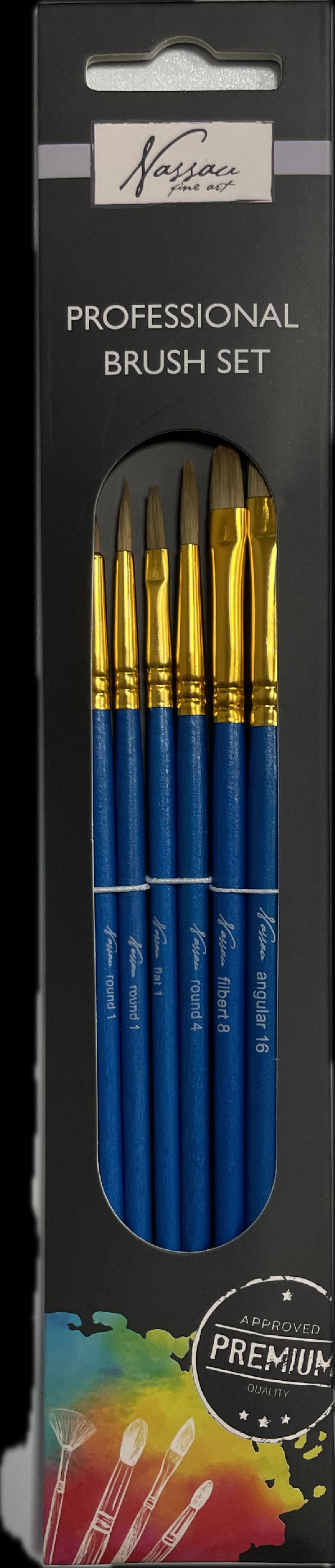 Štětce profi Nassau 6 ks