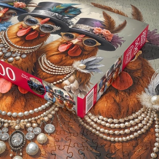 Puzzle 500d. Cherry Pazzi Vyšší společnost