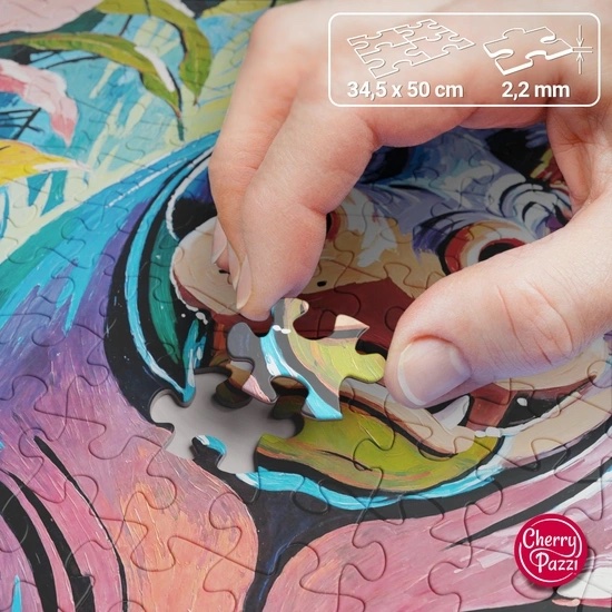 Puzzle 500d. Cherry Pazzi Šťastný hroch