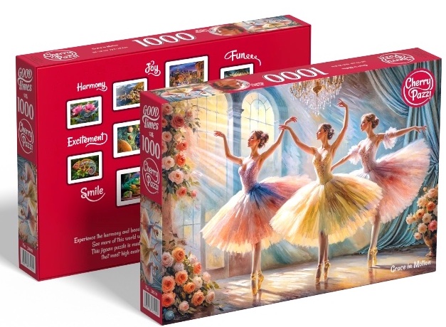 Puzzle Cherry Pazzi 1000d. Tři baletky