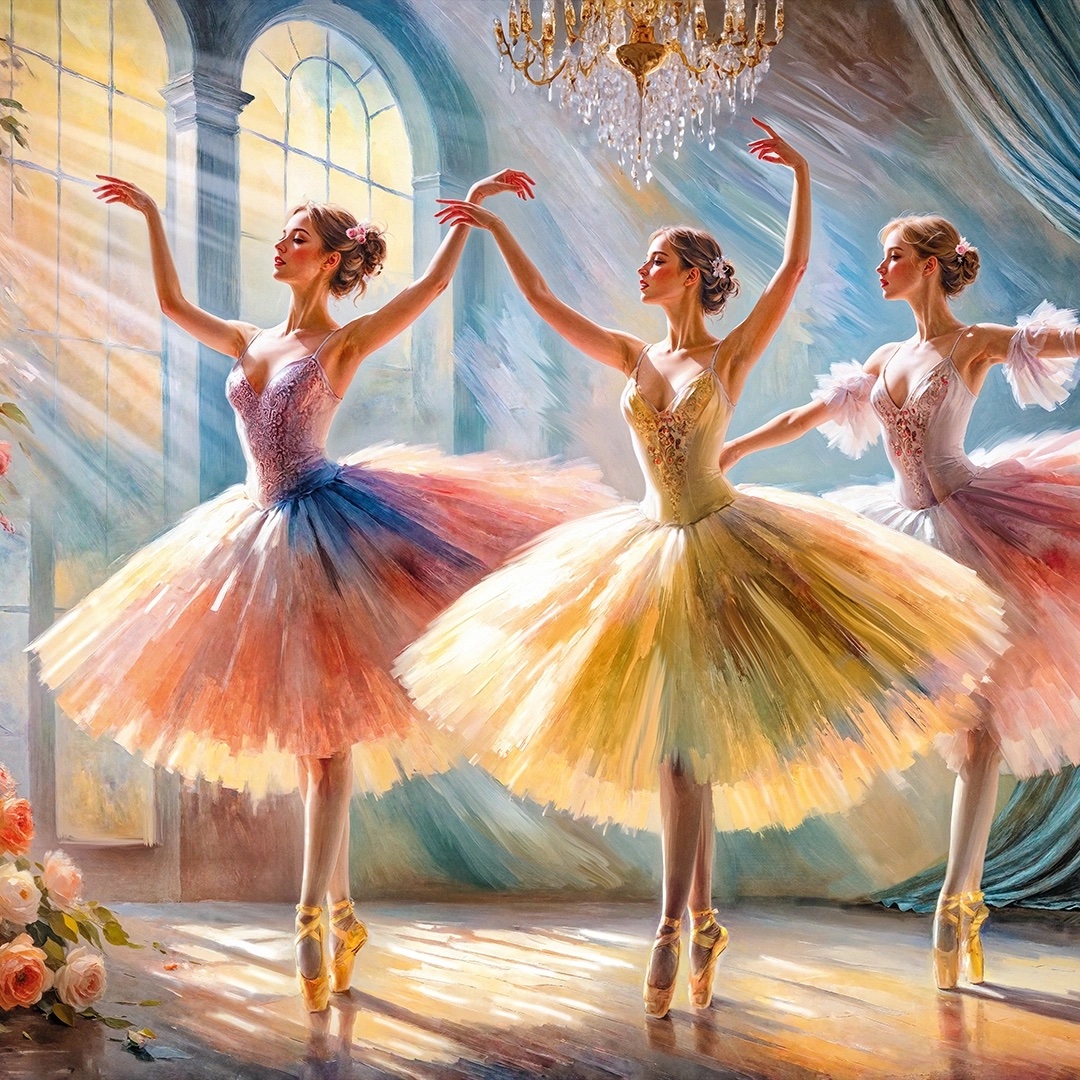 Puzzle Cherry Pazzi 1000d. Tři baletky