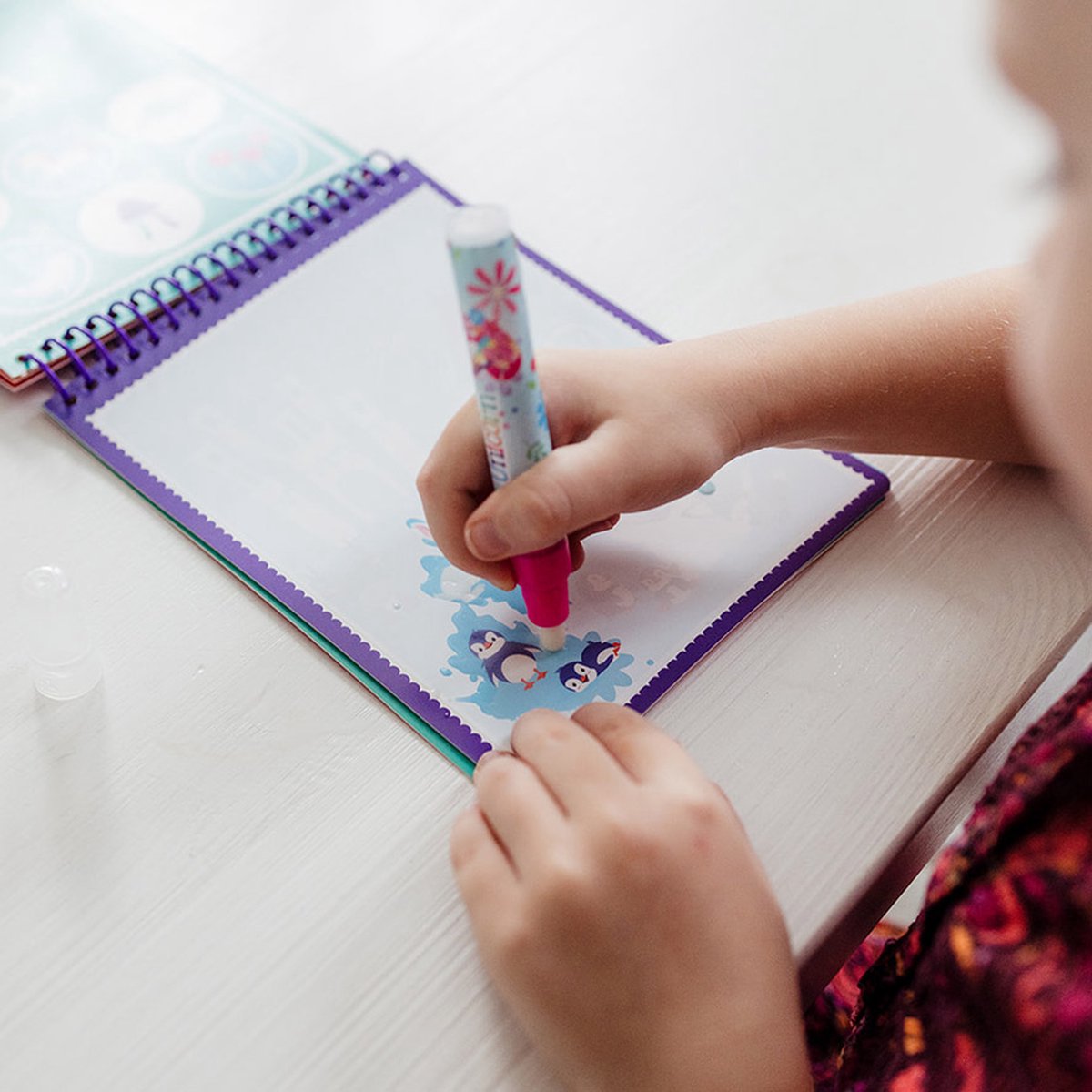 Malování vodou A5, 5 obrázků, tužka - unicorn