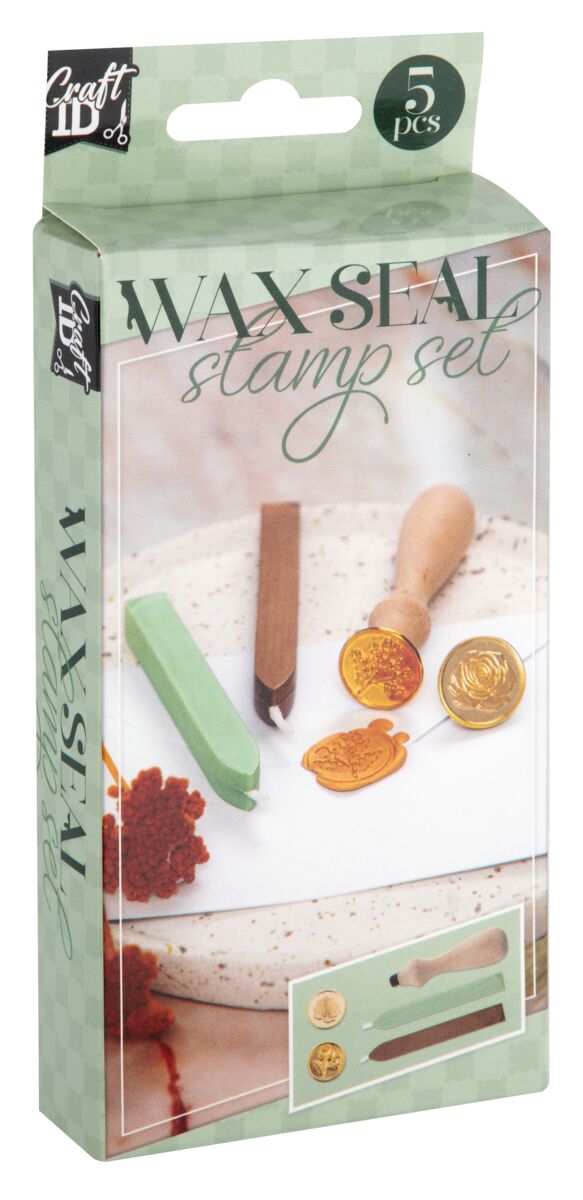 Pečetní souprava - pečetidlo, vosky, úchytka