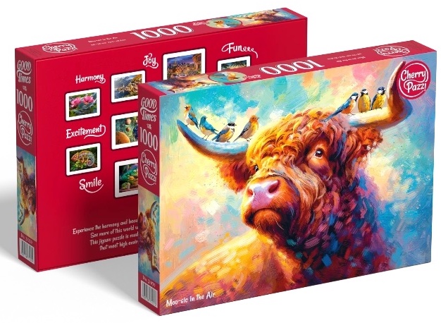 Puzzle Cherry Pazzi 1000d. Moo-sic in the Air (Hudba v oblacích)