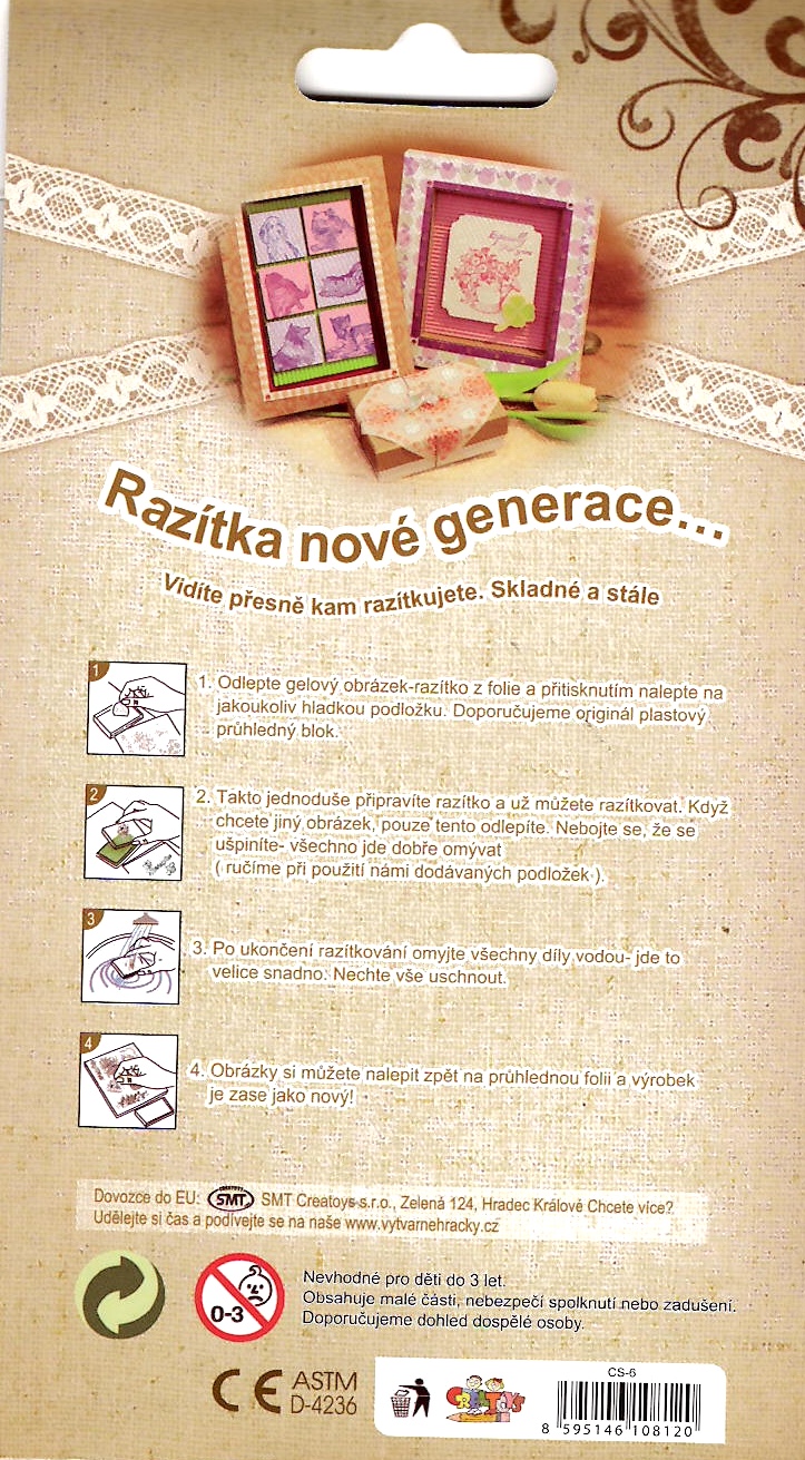Gelová razítka - Velikonoce, zajíček, kuřátko, vajíčka