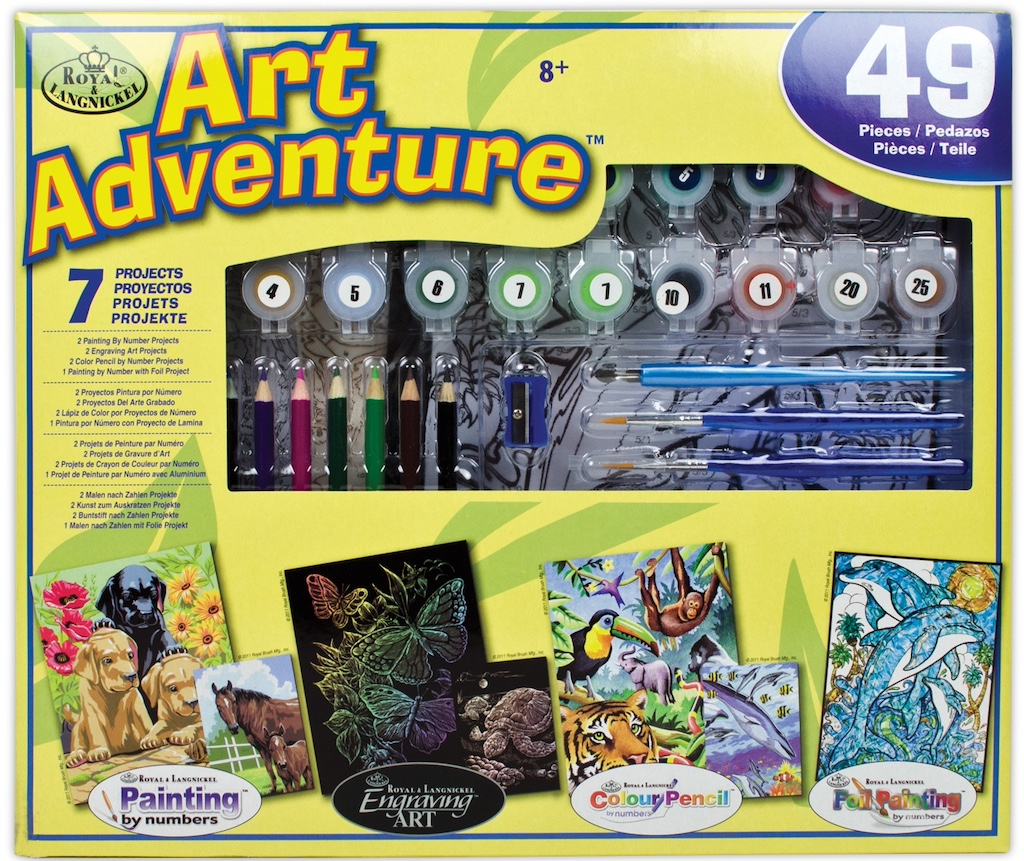 Art Adventure- žlutá velká sada tvoření