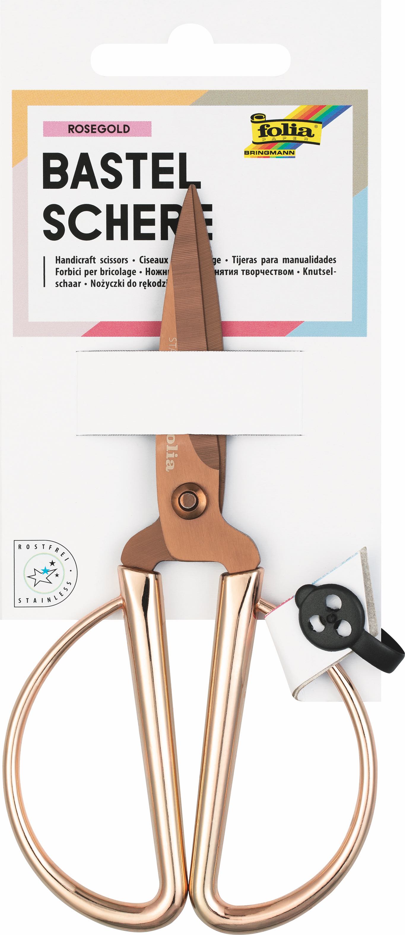 Nůžky, špičaté - 14,5 cm (rose gold)