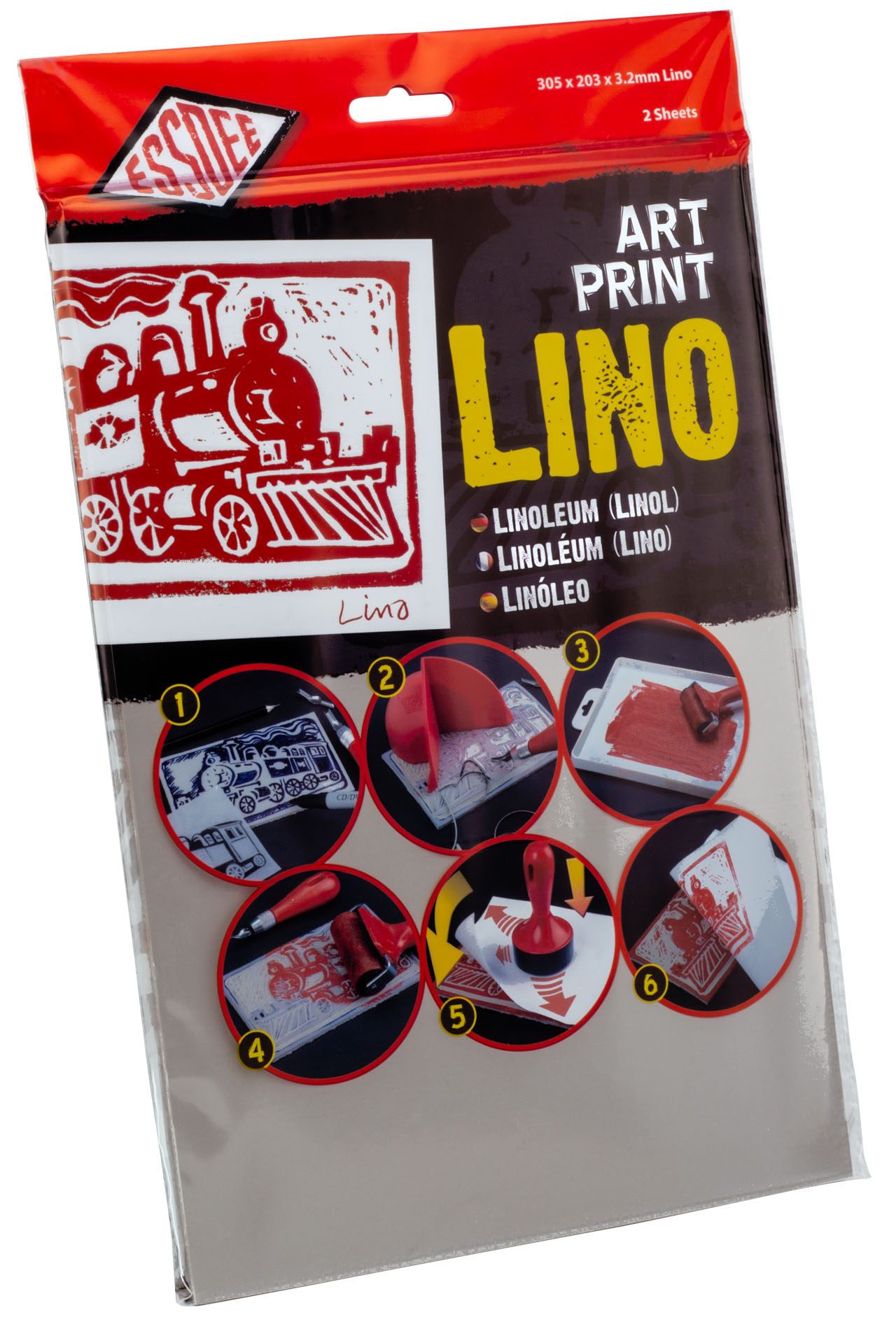 Lino 2ks, 40,6 x 30,5 cm