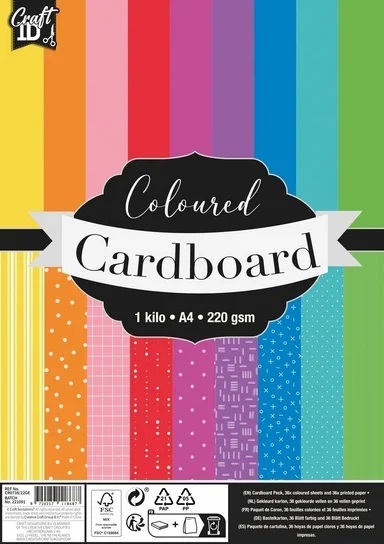 Barevné papíry s texturou A4,  220g/m2