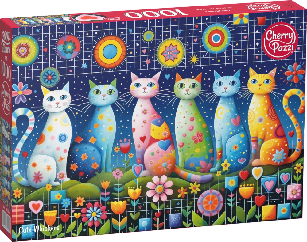 Puzzle Cherry Pazzi 1000d. - Cute Whiskers