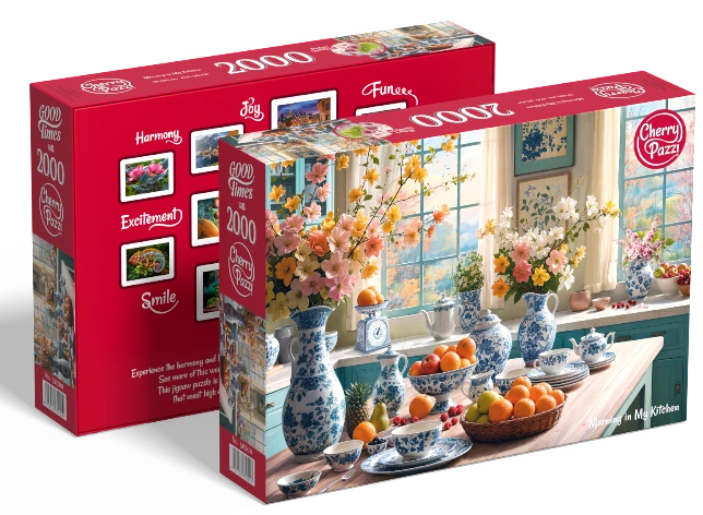 Puzzle 2000d. Cherry Pazzi - Morning in My Kitchen