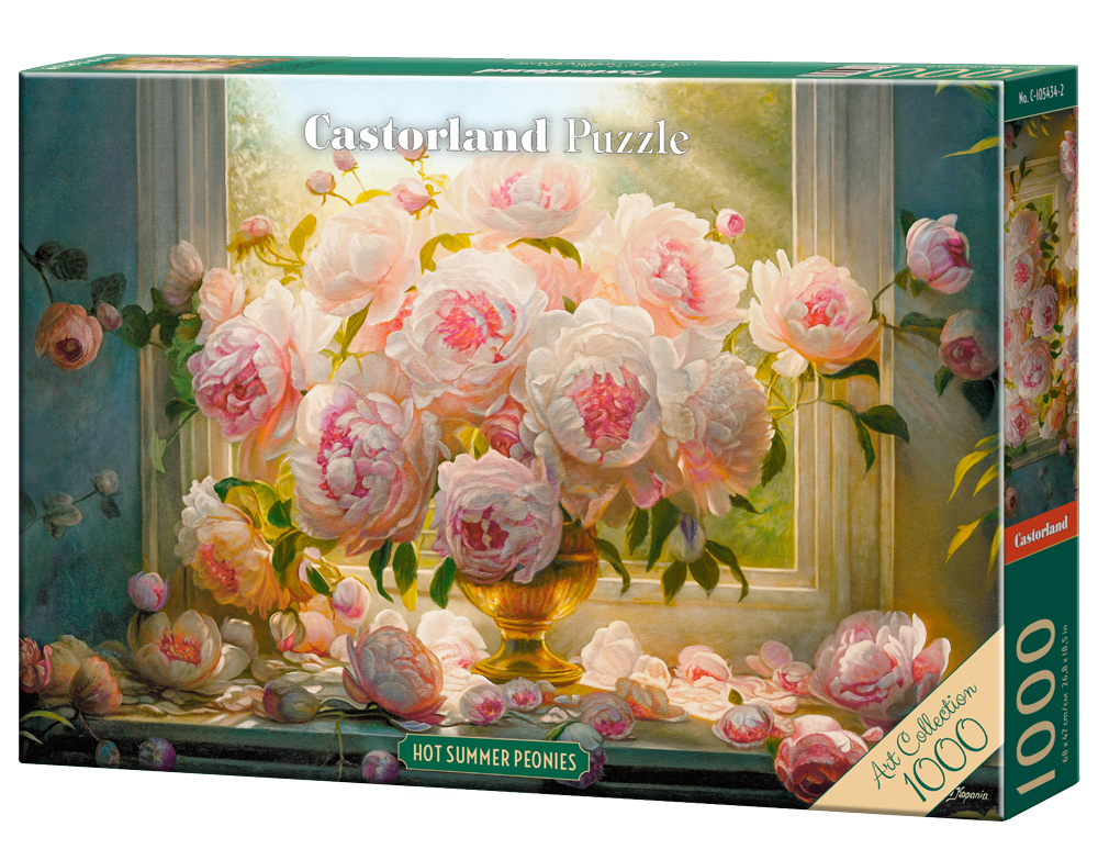Puzzle Castorland Art Collection 1000 dílků - Hot Summer Peonies
