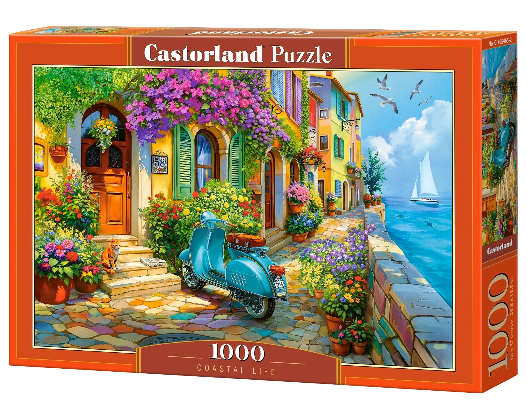 Puzzle Castorland 1000 dílků - Coastal Life